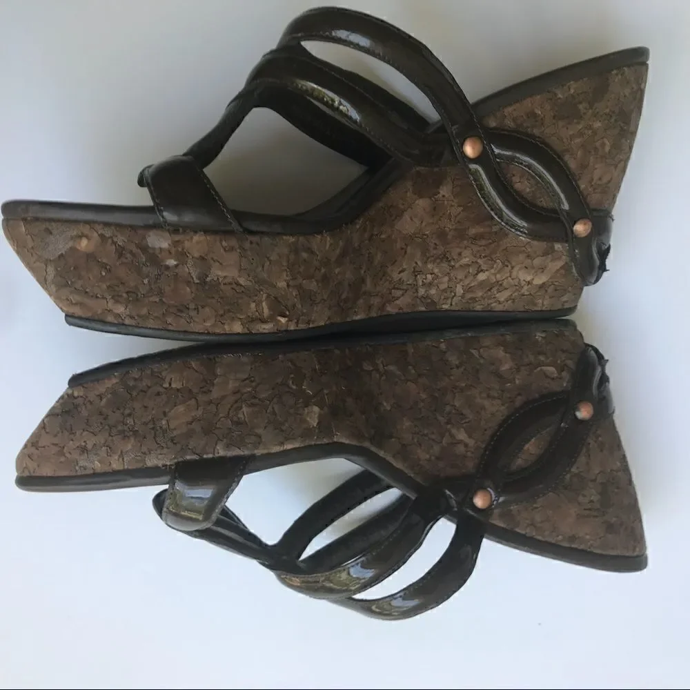 COLE HAAN WEDGE PLATFORM SANDAL